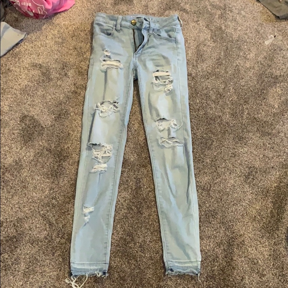 Light wash jegging